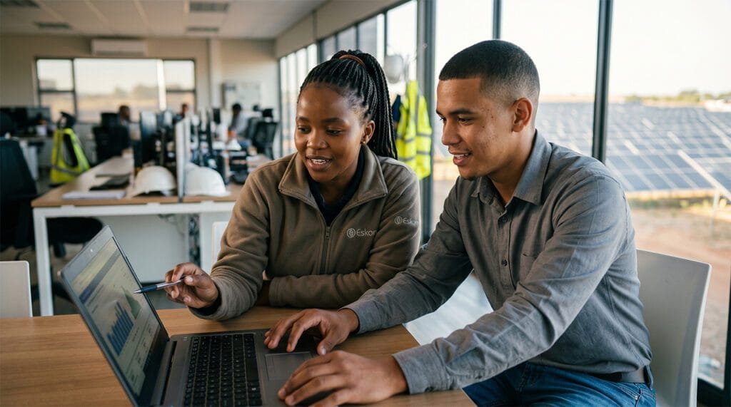 Eskom Graduate in Training Programme 2026 young South African graduates working